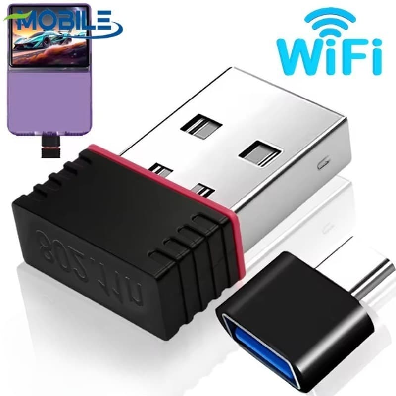 Kit De Driver Offline | Dongle Wi-Fi USB Plug & Play RTL8188FTV Com Drivers Pré-Carregados , Material ABS E Ad