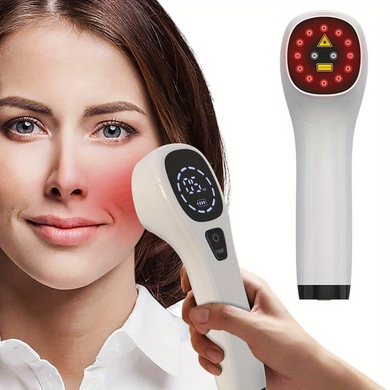 Dispositivo Portátil De Luz Vermelha KTS Humano A Laser Frio Com Display LED Alívio Da Dor Beleza Facial Tratamento De A