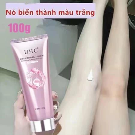 UHC Creme Branqueador Corporal 100g Rejuvenescimento Branco Melhora O Leite Hidratante De Amônia Baça/100g Brilhante
