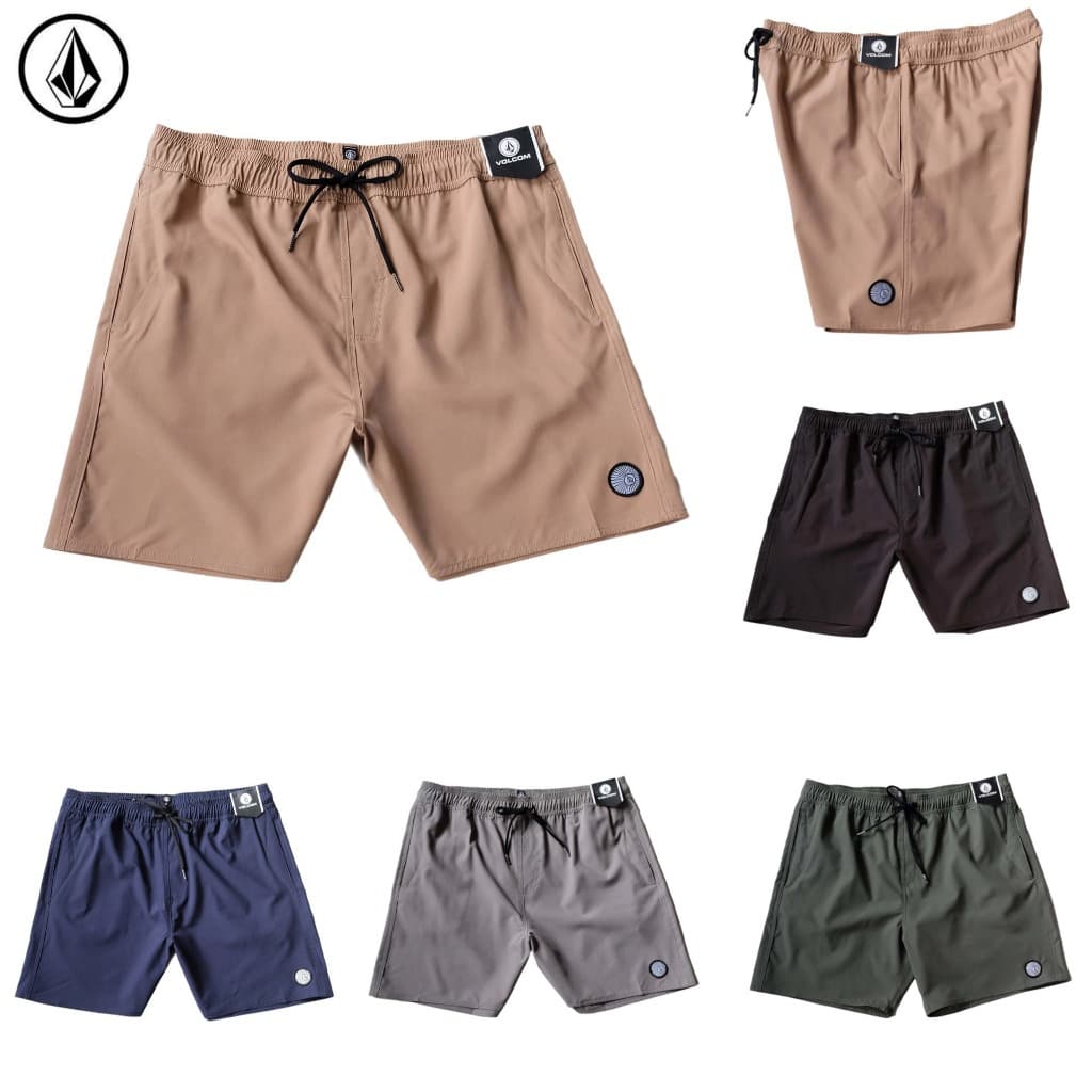 Shorts Masculino Azul Marinho , Secagem Rápida , Elástico , Cordão , Cintura , Surf , Bolsos Casuais , Bermuda , Praia