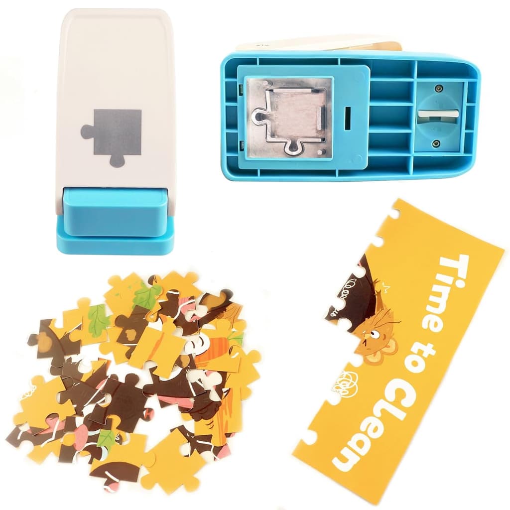 Puzzle Punch, Mini Fabrica de Quebra-Cabeças, Máquina Portátil para Criar Peças de Quebra-Cabeça. Crie seus próprios