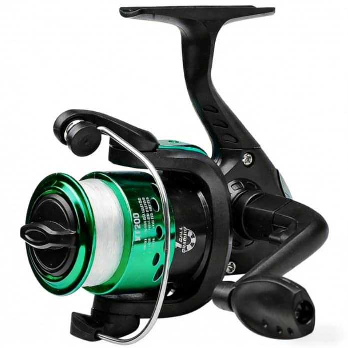 Molinete Pesca Ultra Light Micro Com Linha  Esquerdo 03 rolamentos Intercambiável pesca leve.
