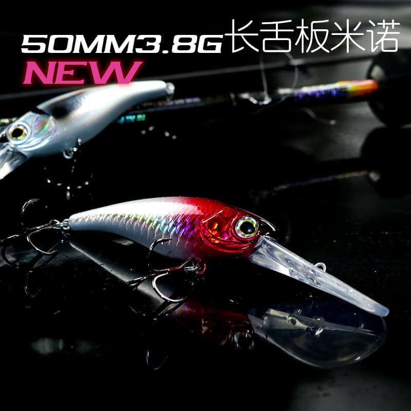 DUODUOYU 1 Pcs Suspendente Minnow 3.8g/6g/10g Shad Isca De Pesca Artificial Jerkbait Wobblers Baixo Pike Swimbait Iscas