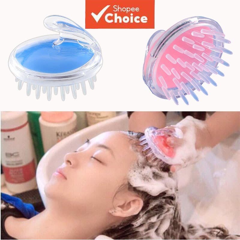 Kit 1/3 escova de pente de silicone Para Banho E Shampoo Pente De Silicone Massajadora Para De Couro Cabeludo Sanguínea