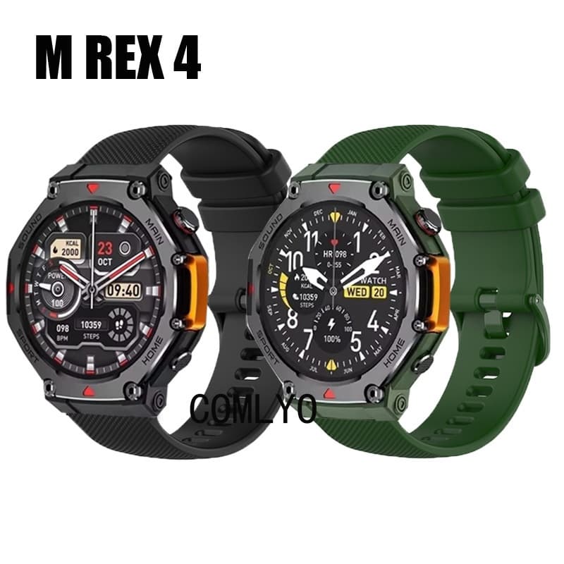 For M REX 4 M-REX4 Pulseira De Smartwatch Relógio Inteligente Silicone Banda Macia Esportes Ao Ar Livre Masculino