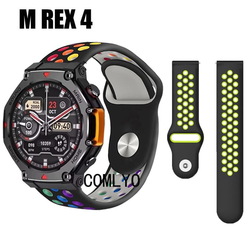 Para M REX 4 M-REX4 Pulseira De Smartwatch Relógio Inteligente Silicone Feminino Masculino Esportes Ao Ar Livre Macia