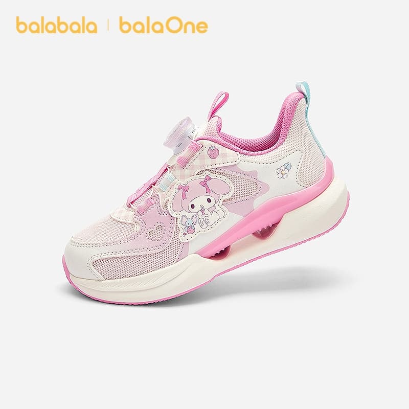 Balabala Crianças Sapatos Atléticos Tênis Branco Chunky Meninas 2026 Nova Primavera Outono Calçados Moda