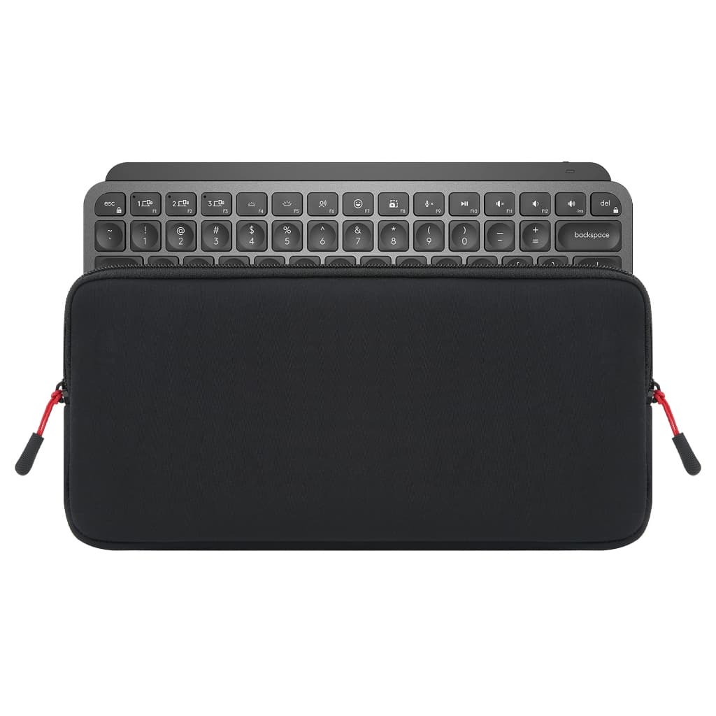Geekria Bolsa de transporte para teclado compatível com MX Keys Mini/K380/Keys-to-GO 2, Keychron B1 Pro, Magǐc Keyboard