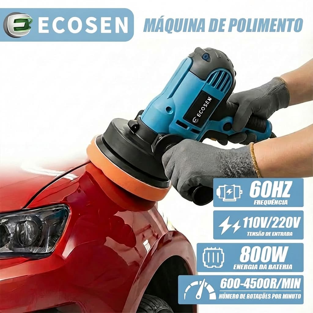 Politriz Lixadeira Multifunções Angular Automotiva Profissional Esmerilhadeira ECOSEN