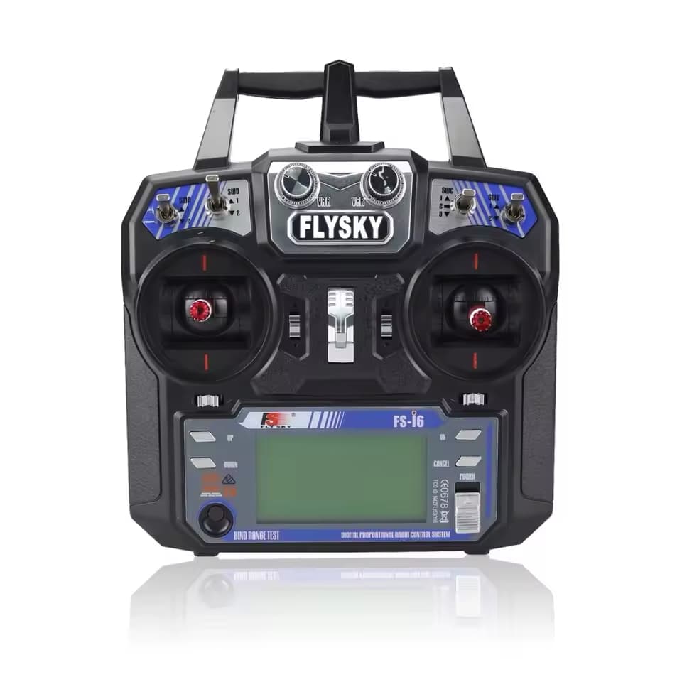 Mais Novo Flysky FS-I6 I6 2.4G 6ch RC Transmissor Controlador iA6 Receptor Para Helicóptero Avião Quadcopter Planador