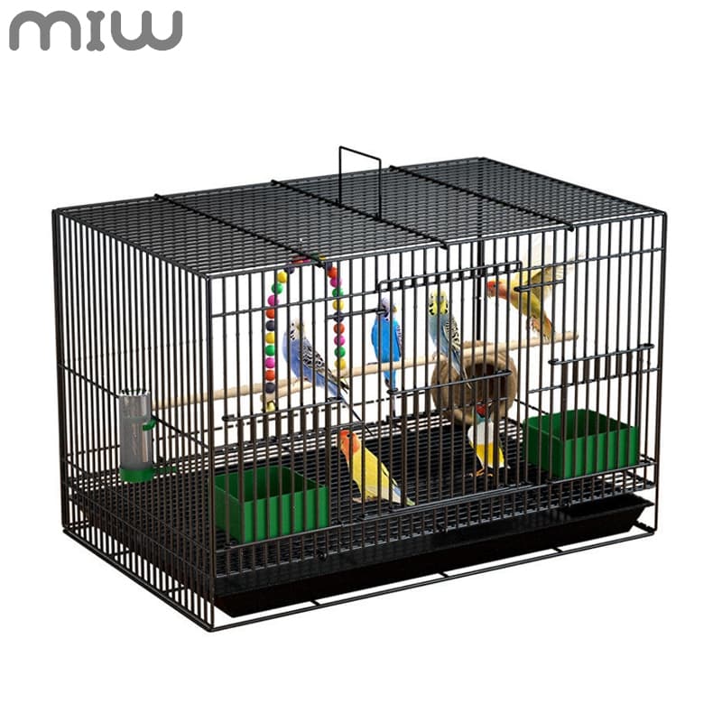 MiW Gaiola Completa Para Aviário MIW Cockatiel/Lovebird Com Acessórios