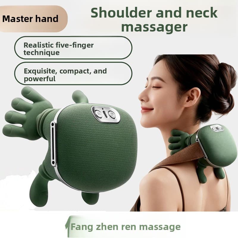 Massageador Elétrico De Pescoço Com 3 Níveis De Intensidade E Aquecimento-Conforto Relaxamento Garantido !