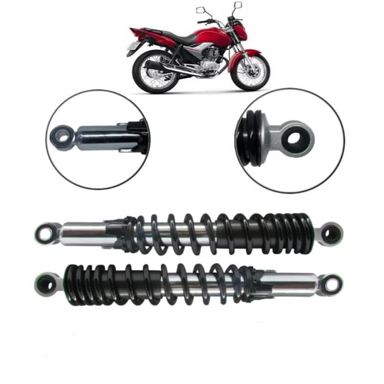 Par Amortecedor Traseiro Honda CG Titan  FAN 150 2004 à 2015