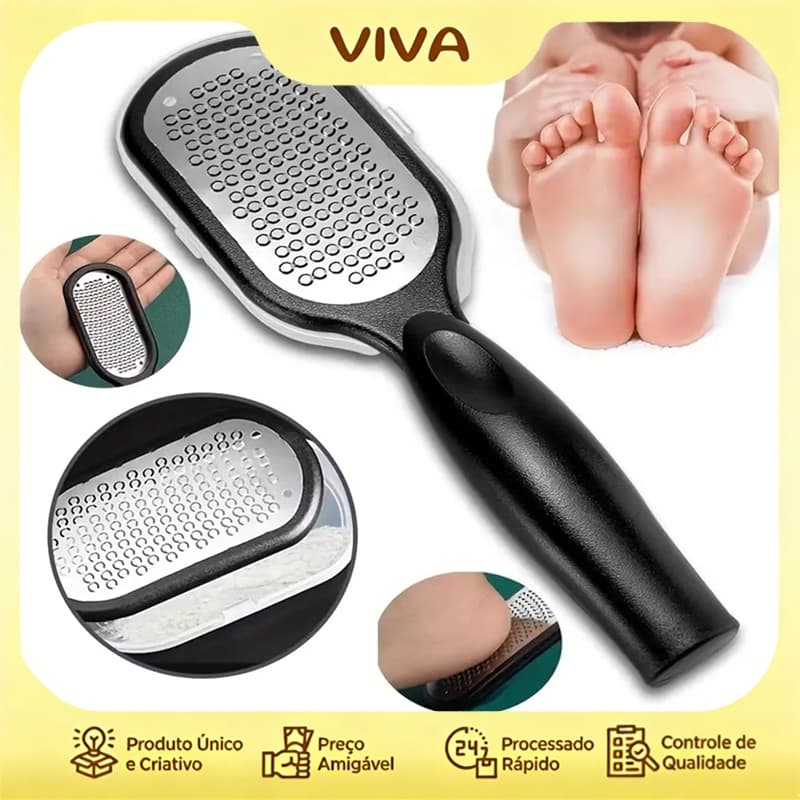 Removedor Profissional De Calos De Aço Inoxidável, Raspador / Lixa De Pés Ferramentas De Pedicure