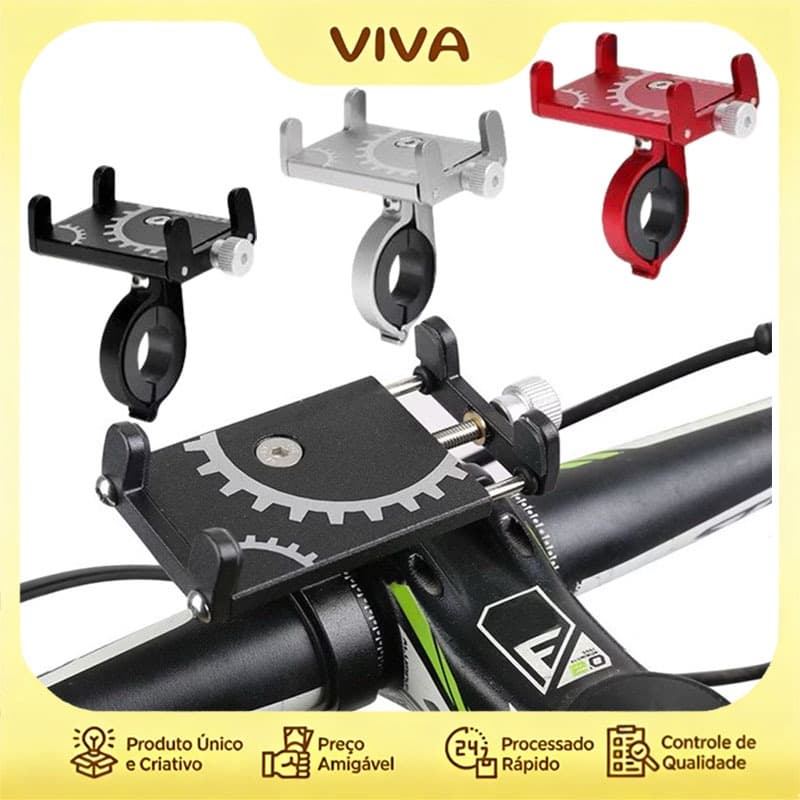 [ENVIO IMEDIATO]Suporte Para Celular GPS Bike Bicicleta E Moto Em Aluminio