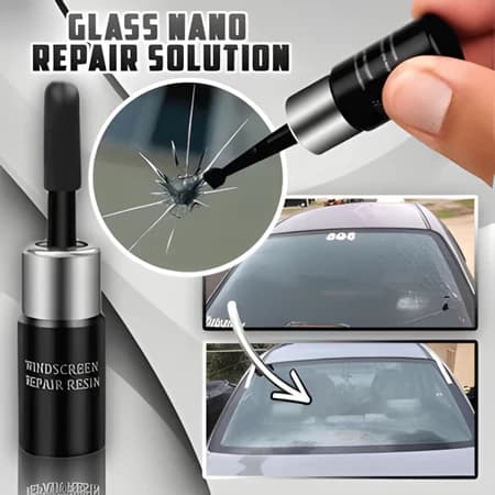 Reparo De Vidro Rachado Com Ferramenta DIY De Resina Para Pára-Brisas De Carro , Janelas De Rachadura Zero