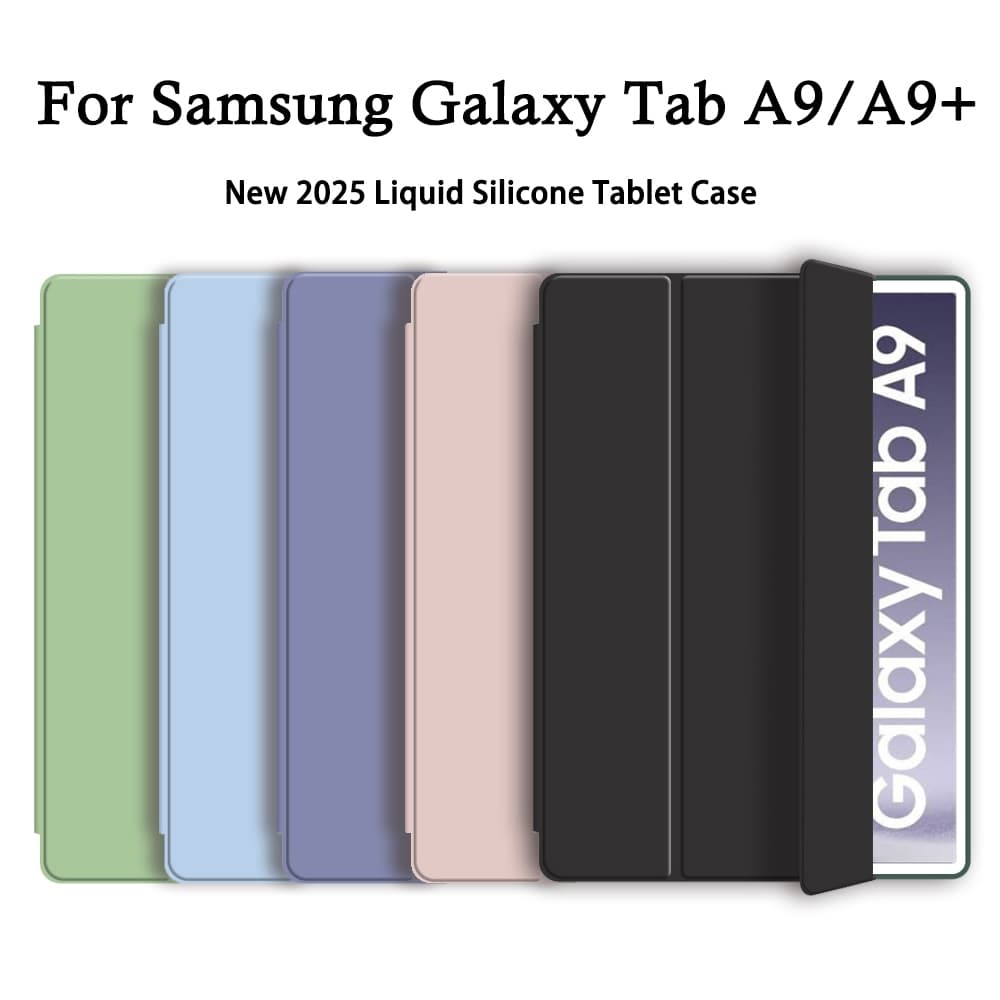 Capa Para Samsung Galaxy Tab A9 8,7" A9+ 5G 11" 2023 Ultra Fina de Silicone Líquido à Prova de Impacto