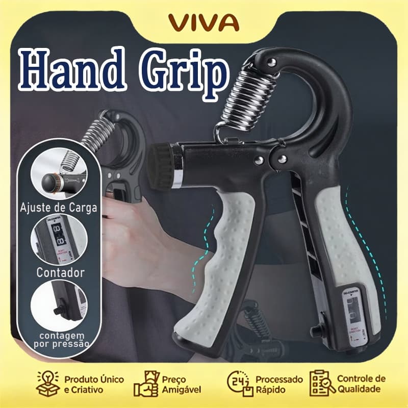 Hand Grip Com Ajuste De Intensidade 5-60kg Handgrip Fitness Malhador De Mão Com Contador Exercício Para Mãos