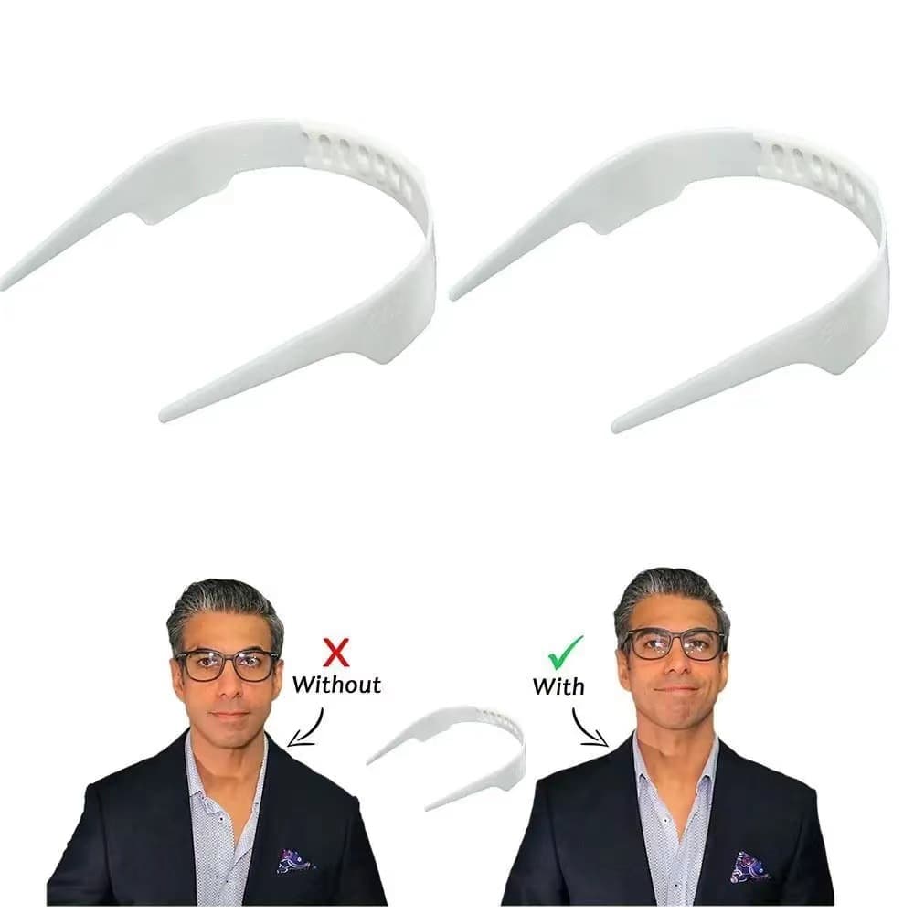 Camisa Ajustável Colarinho Suporte Camiseta Shaper Anti-Rolo Fixo Ficar Pacote Kit Acessório De Roupas Novo