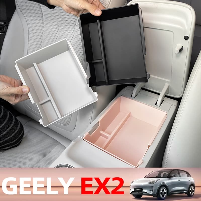 Adequado para Geely EX2 caixa central de repouso de braços caixa interna de armazenamento+suprimentos internos de carro+