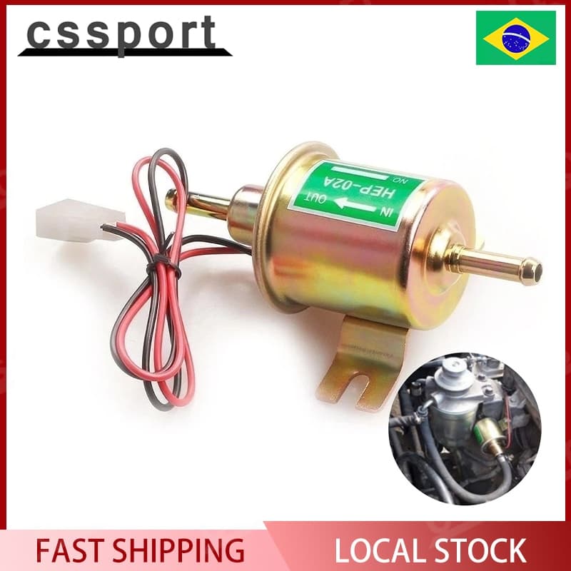 Bomba De Combustível Elétrica Universal 12V , Parafuso De Baixa Pressão , Fio De Fixação , Gasolina Diesel HEP-02A Para