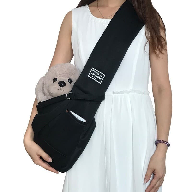 Mochila Para Animais De Estimação Canguru Bolsa De Viagem Ao Ar Livre Ombro