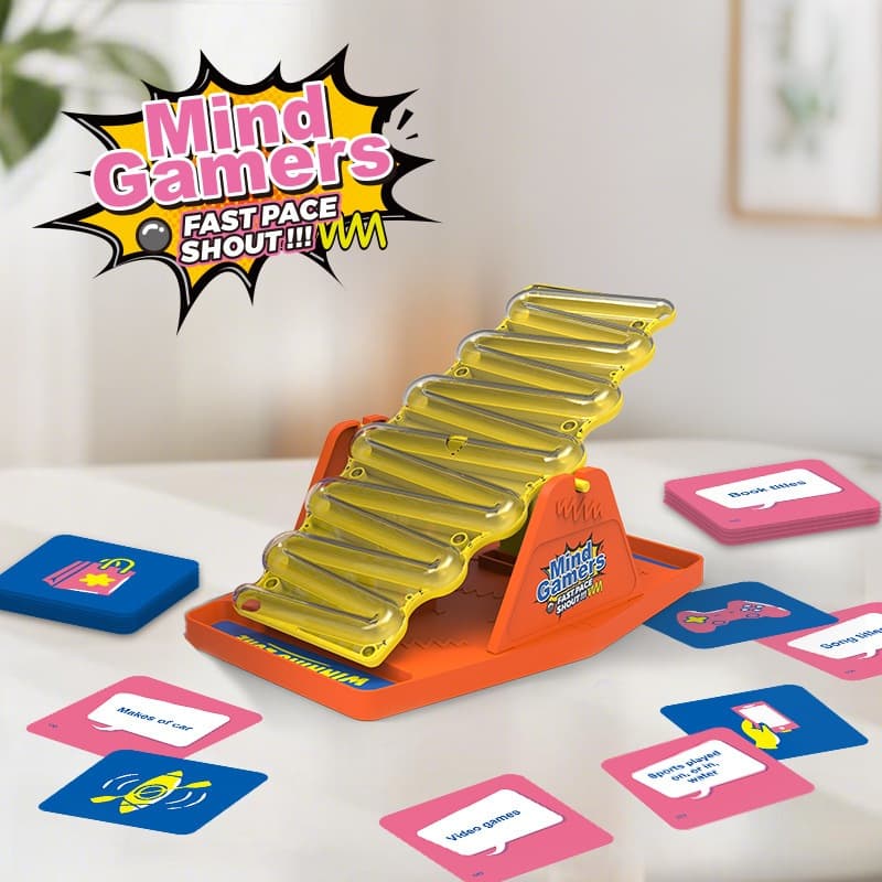 Jogo Desafio De Batalha Relé De Palavras Gangorra RQ Toys Pensa Rápido Contesta Educativo Labirinto