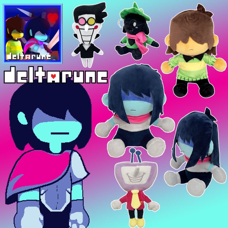 Deltarune Kris Boneca De Pelúcia Bonito Jogo Gótico Personagem Brinquedo Para Crianças Fãs Colecionadores Presente Anive