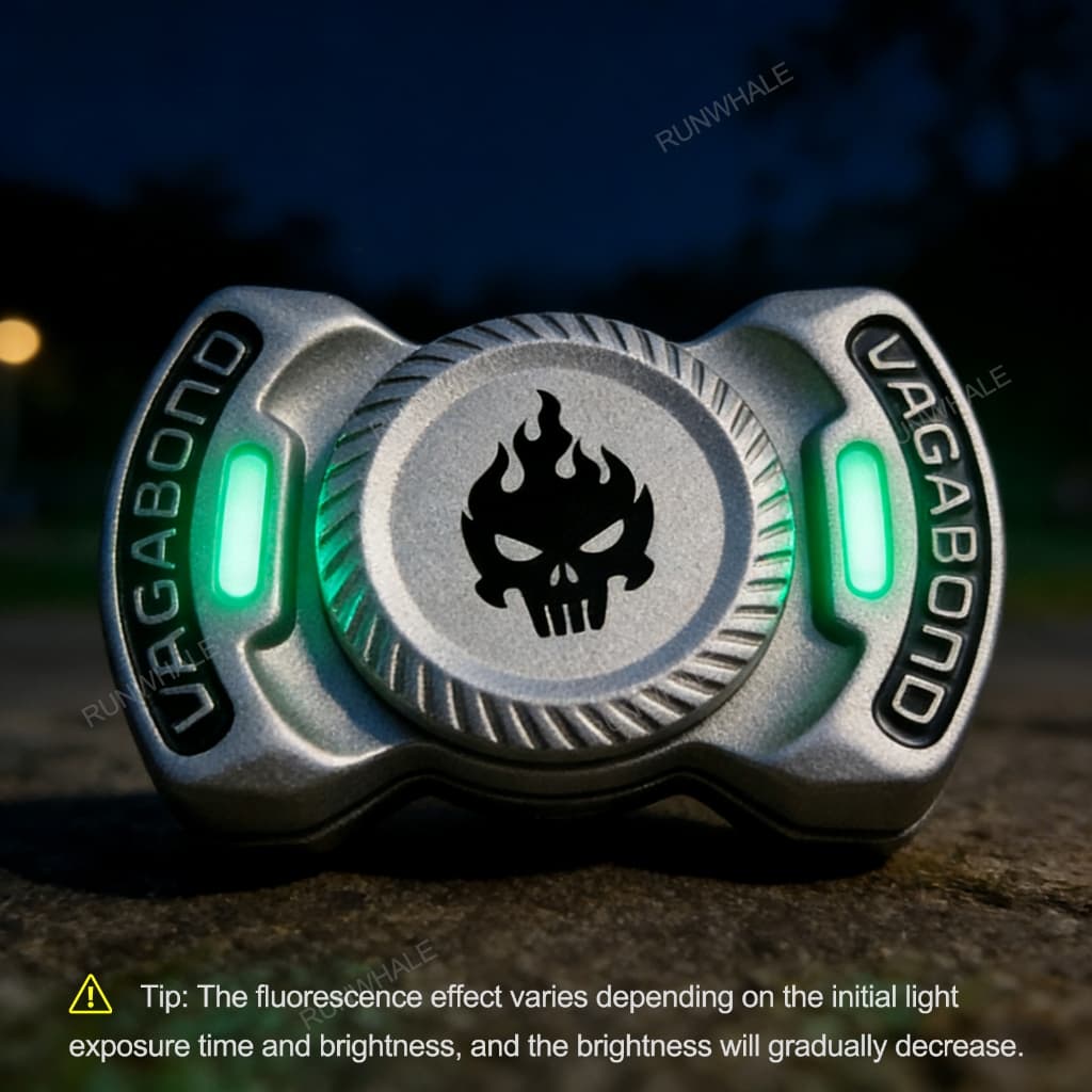 1PC Divertido 3-Em-1 Jogo EDC Brinquedos Fidget Esqueleto Personalizado Fantasma Spinner Liga Slider Liberação De Estres