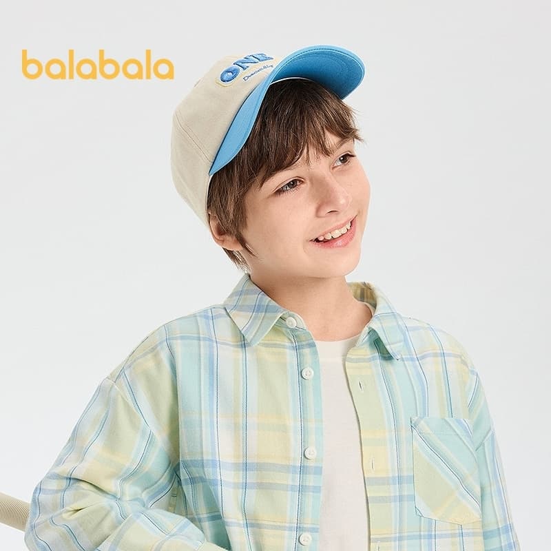 Balabala Crianças Chapéu De Sol Meninos Meninas Boné De Beisebol Ao Ar Livre Casual Atlético Passeio Moda Vazio Viseira