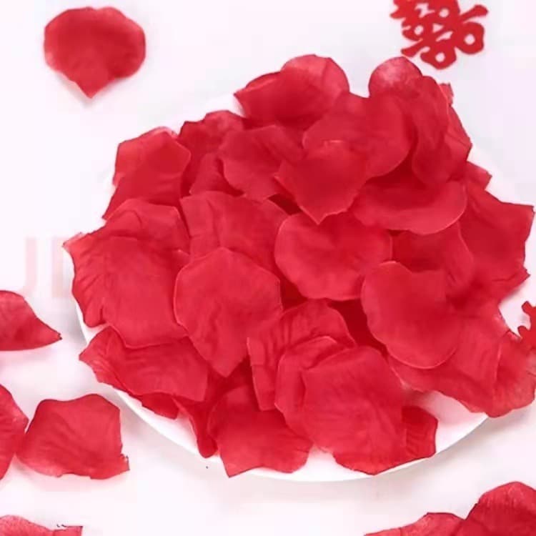💥Entregue💥 1000 Pétalas De Rosas Artificiais Vermelha Casamento Noivas Decoração Para Decoração Casamento Noivas
