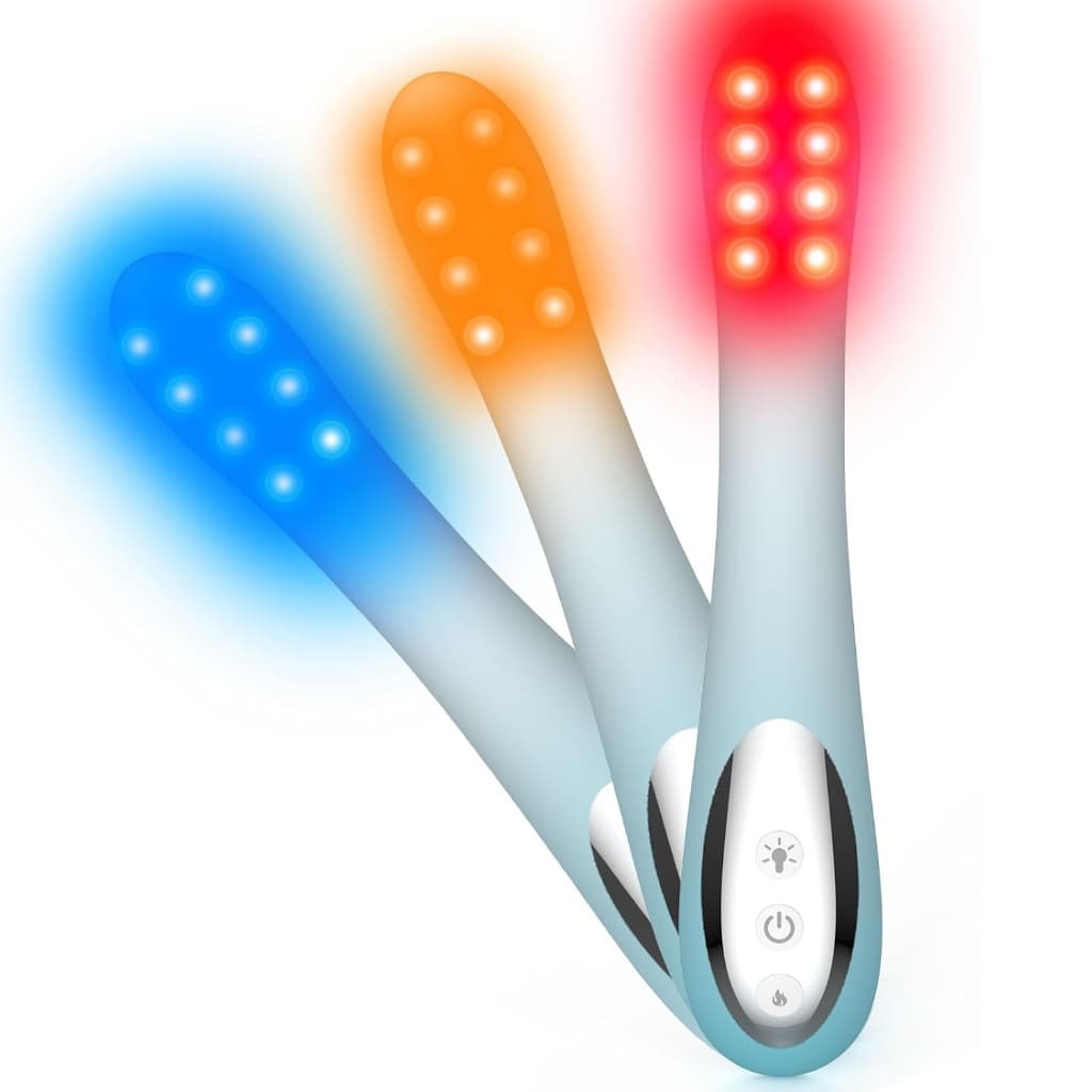 Dispositivo De Luz Vermelha E Amarela Azul Para Mulheres , Pessoal Feminino De Cuidados De Saúde Com Função De Aquecimen