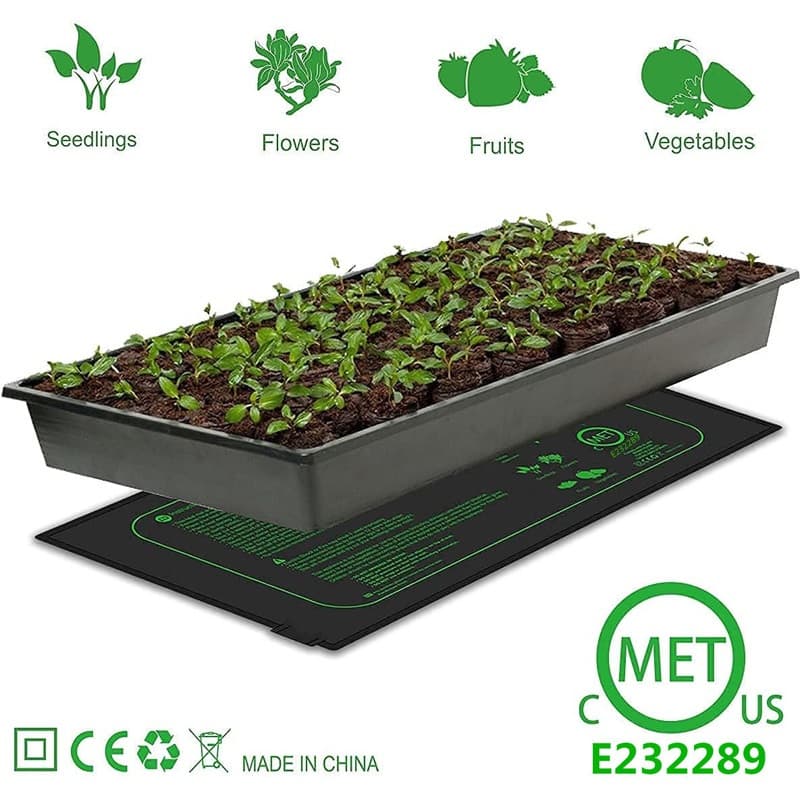 Almofada de aquecimento de mudas de plantas promove crescimento