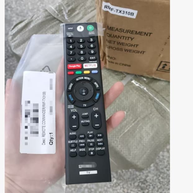 Para Sony RMF-TX310B Controle Remoto De Voz Bluetooth XBR-55X905F , 55X907F 65X800G 65X805G 4K UHD Smart TVs