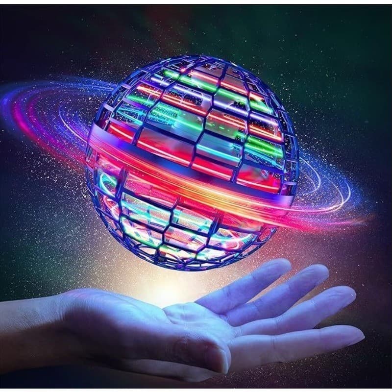Bola Voadora Boomerang Fly Magic Com Luzes LED Drone Hover Ball Flying Spinne Brinquedos ao ar livre Presentes Infantis