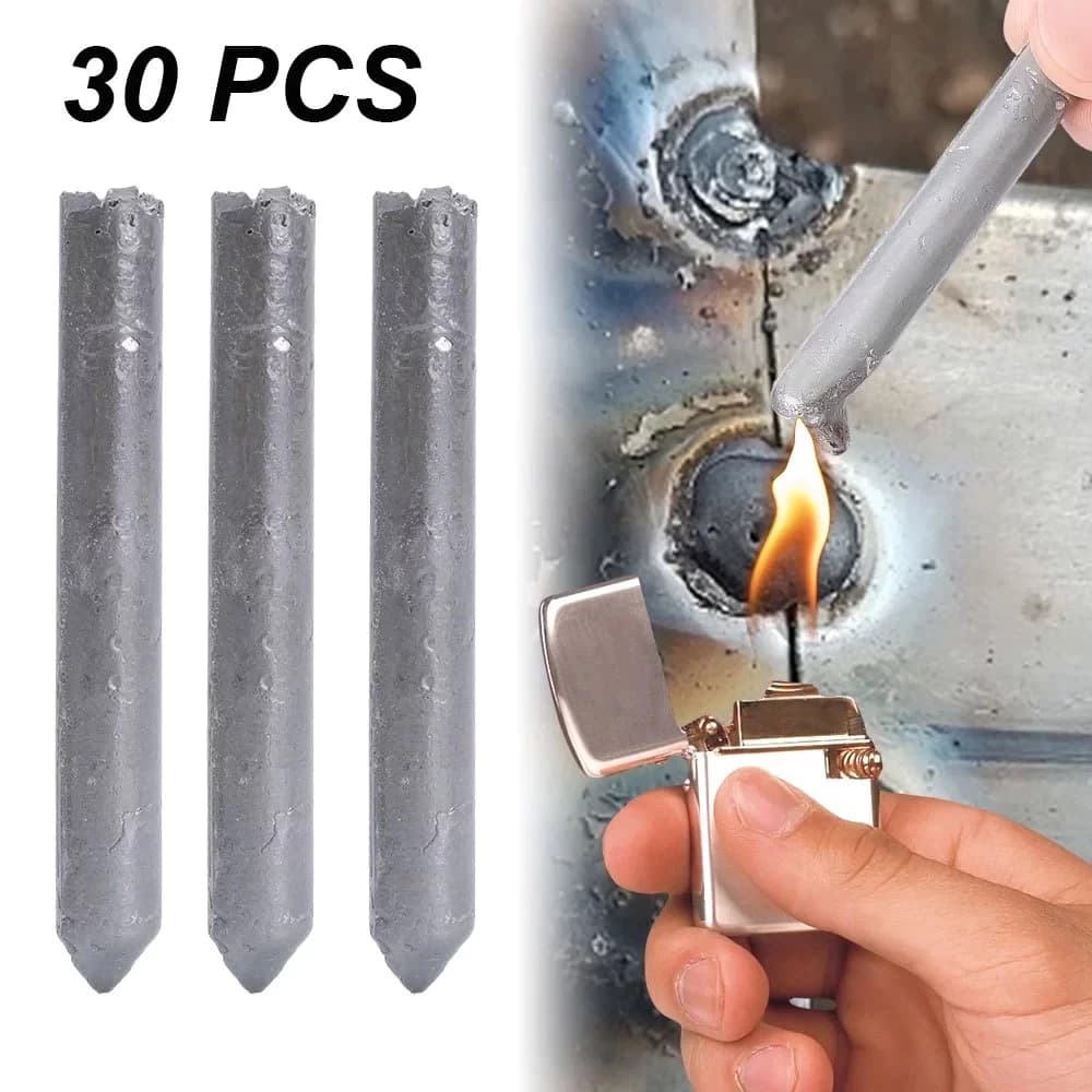 6/12/30pcs aço Inoxidável, Cobre, Ferro, Alumínio, Haste de Solda de Baixa Temperatura Reparo, kit de Agente Fusível