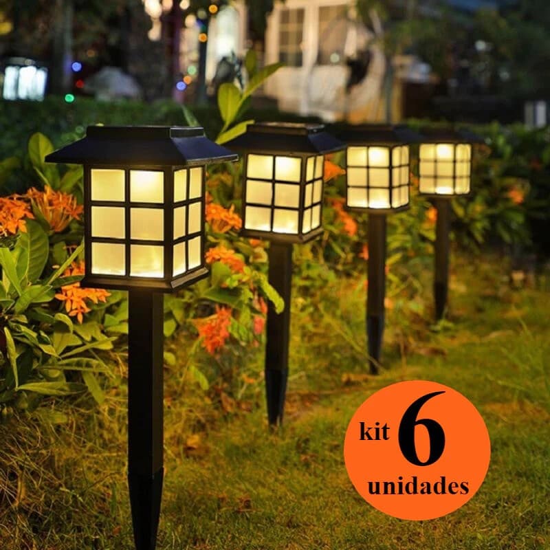 A luz decorativa da tocha LED para jardinagem Solar pode ser carregada sob o sol