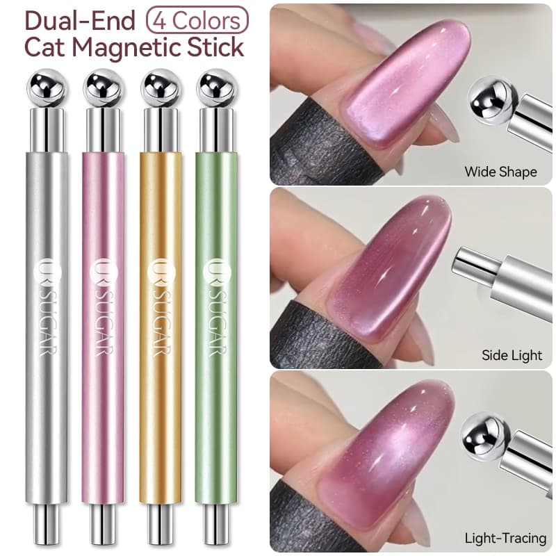 Caneta Magnética Para Arte Em Unhas , Olhos De Gato 3D , Pintura Gel Varinha , Esmalte UV , Ferramentas De Manicure