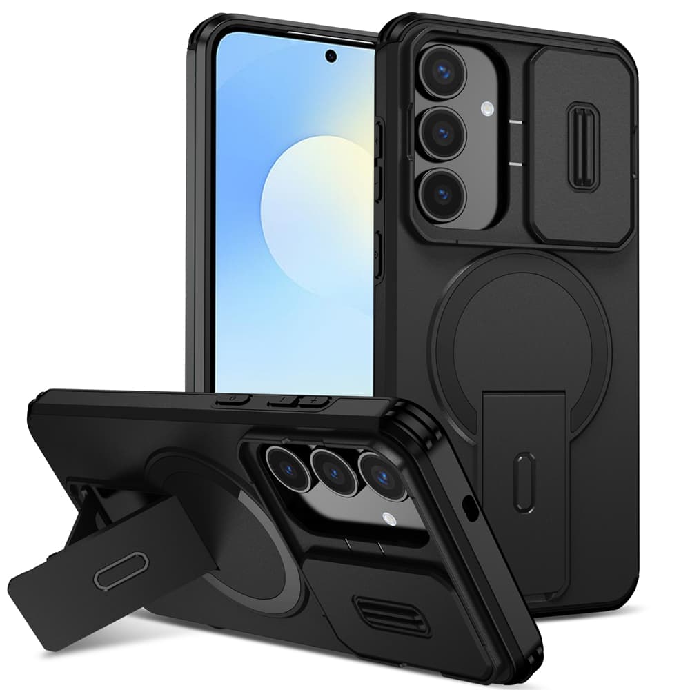 Capa de celular com proteção câmera For Samsung Galaxy A57 A37 A17 A56 A36 A26 A16 A55 A15 5G 4G Magnético capinha