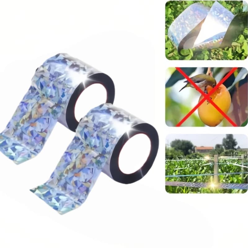 45m Fita Susto Colorido Reflexivo Pombo Som Visual Repelente De Vento Pássaros Plantas Pombos Salão