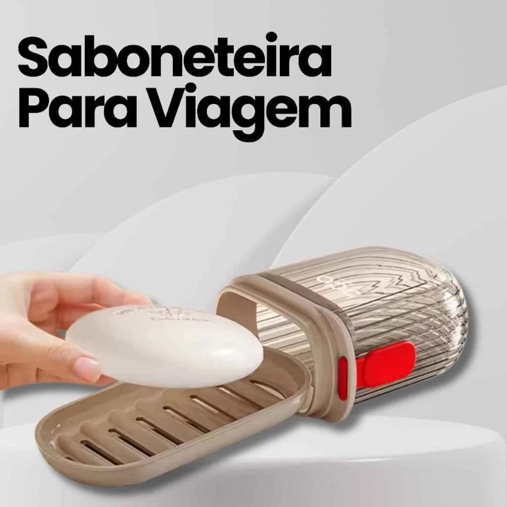 Saboneteira De Viagem-Com Drenagem Dupla , À Prova De Vazamentos , Compacta E Portátil Para Casa Viagens