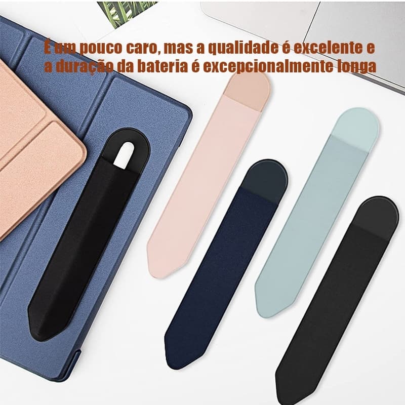 Couro Elástico Stylus Bolso Bolsa Acessórios Caneta Capa Adesiva Anexada Ao Caso Para Apple Pencil E Outras Canetas