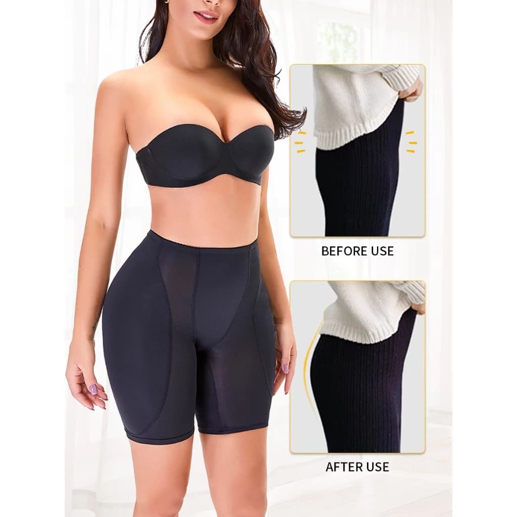 Calcinha Modeladora Com Acolchoamento Para Levantar As Nádegas E Melhorar Os Quadris , Cintura Alta Efeito push-up .
