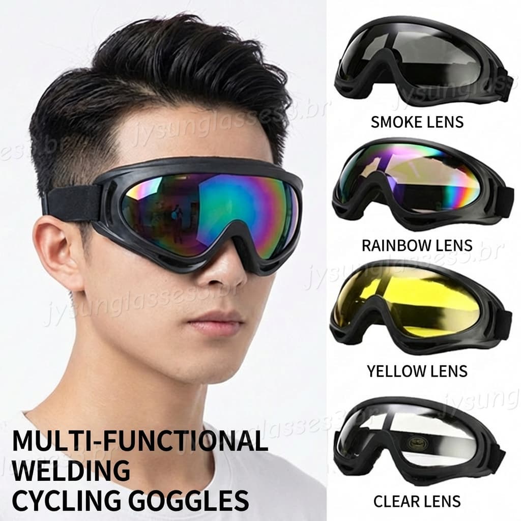 Óculos De Proteção UV Para Motocicletas À Prova De Vento Dirt Bike ATV