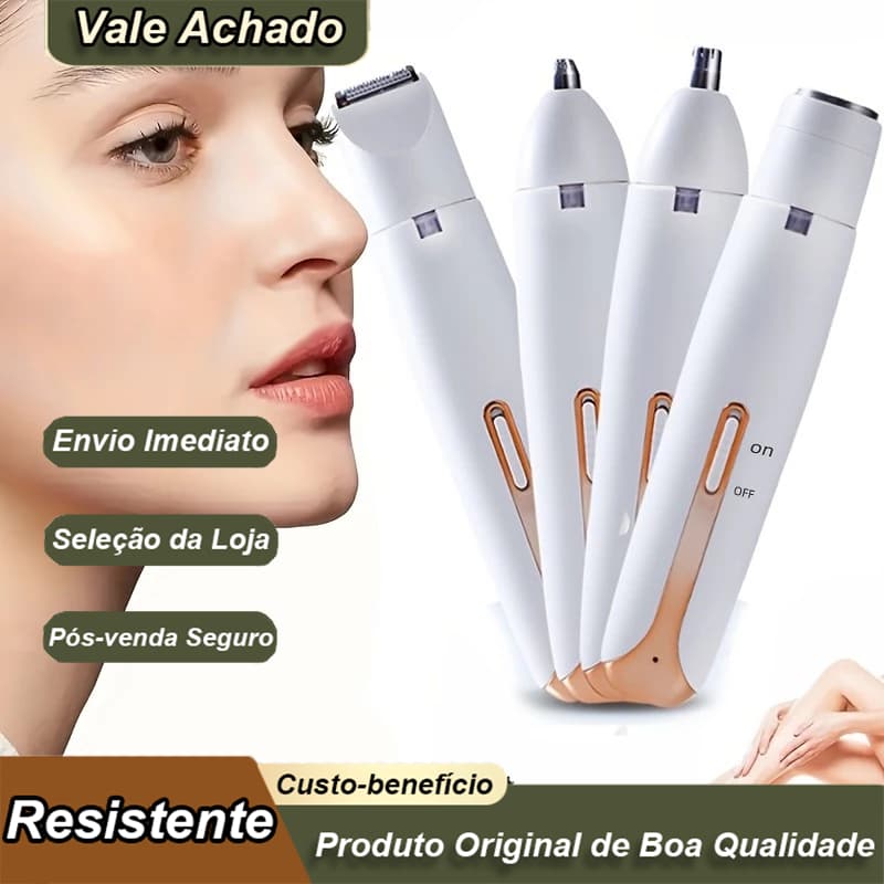 Depilador depilador feminino depilador 4 em 1 depilação corporal completa