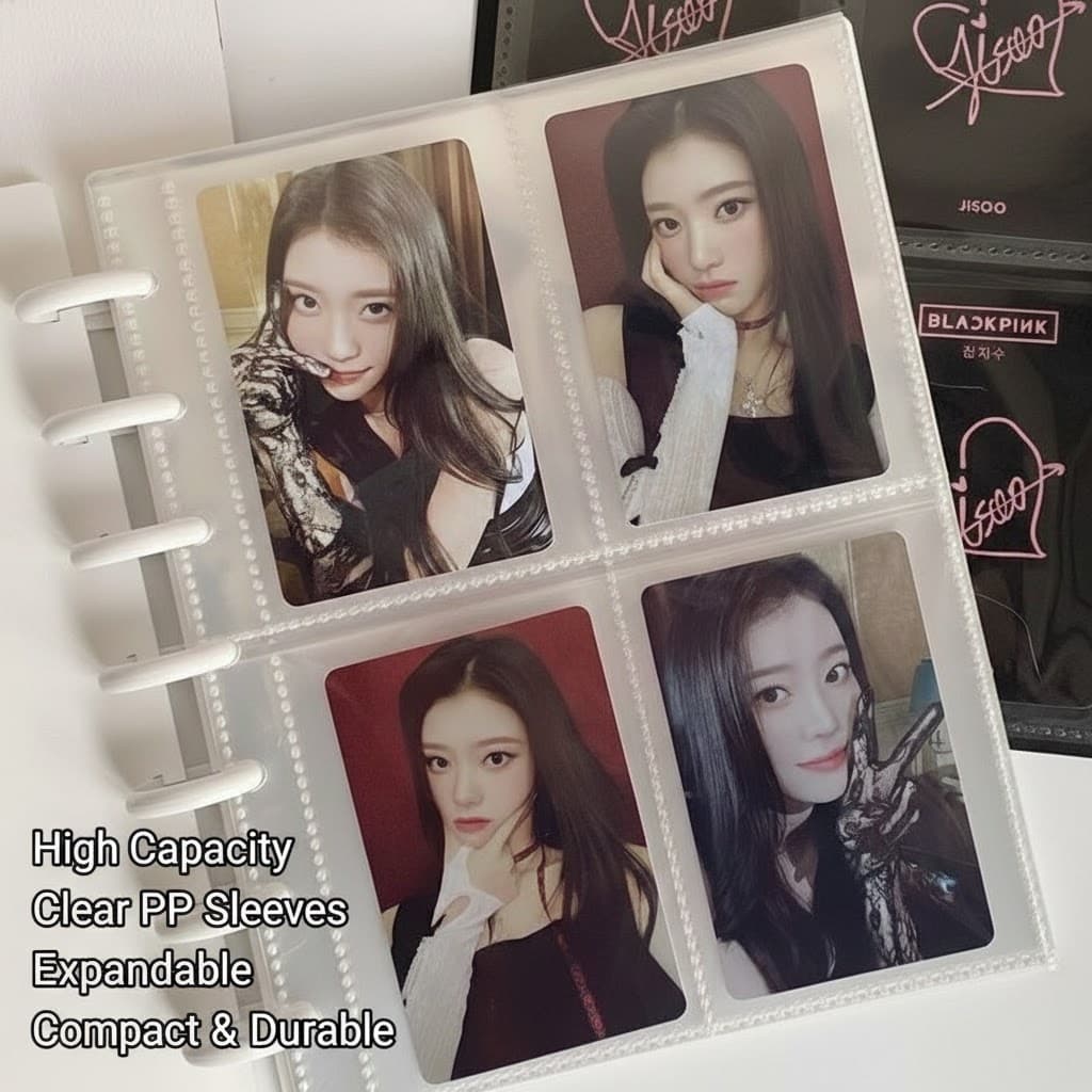 A5 Cogumelo Buraco Photocard Pasta Arquivo Kpop Papelaria Polco Armazenamento Álbum Ídolo Lomo Cartão Bilhete Postal Man