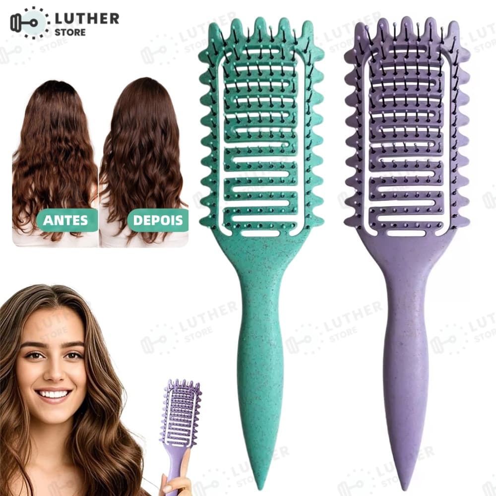 Escova De Estilo Bounce Curl Define Escova De Cachos Pente para Fitagem Definição