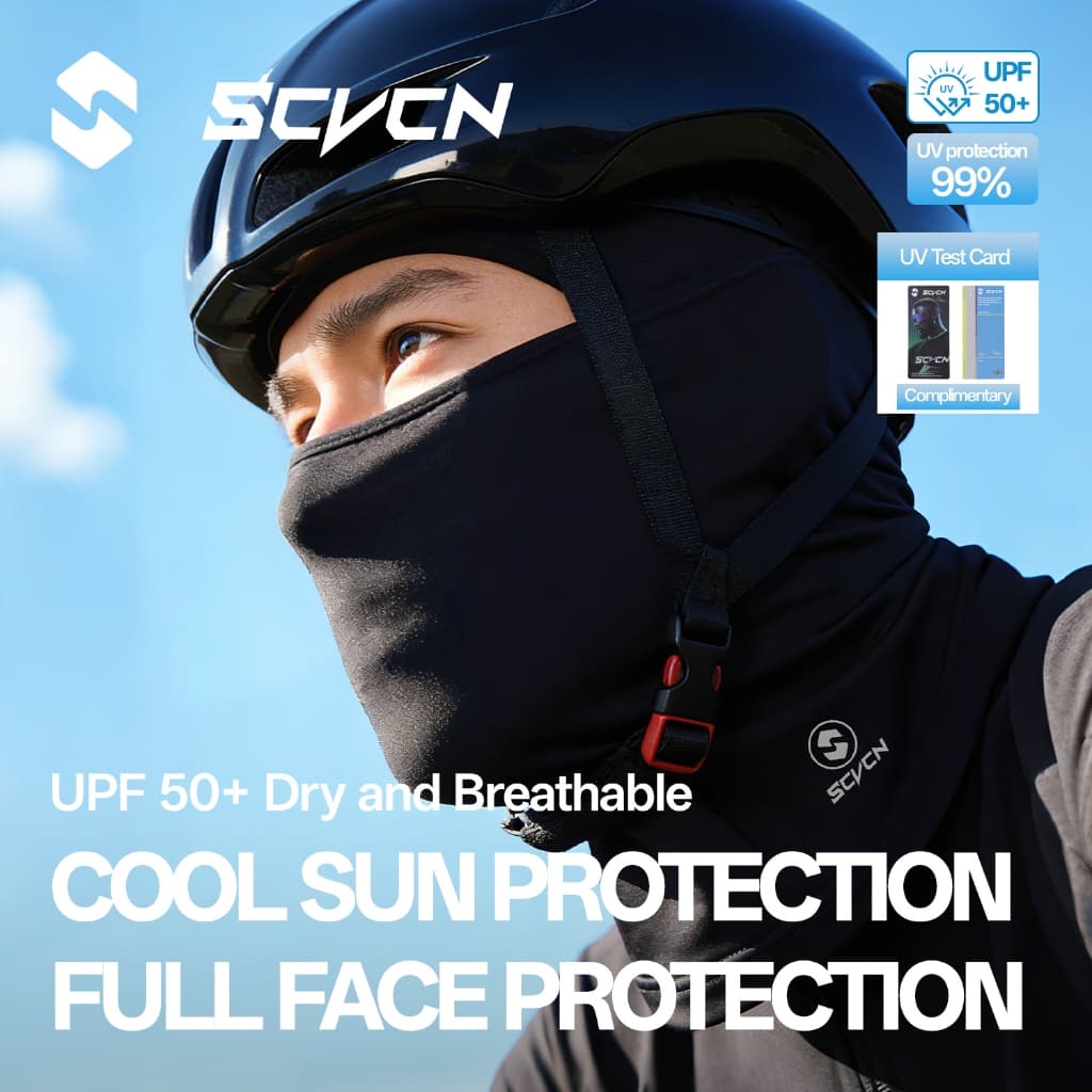 Capa De Proteção Solar Facial Completa SCVCN , UV Para Passeios De Motocicleta , Esportes Ao Ar Livre , Secagem Rápida