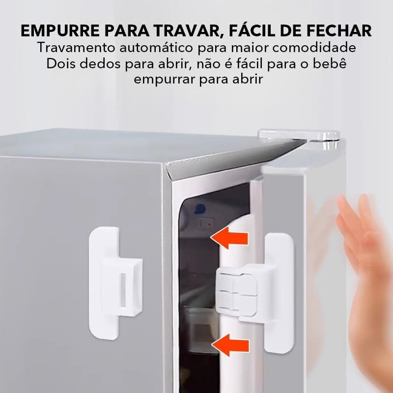 Fechadura de porta de geladeira de segurança infantil Fechadura de armário de móveis