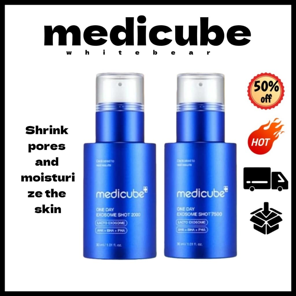5.5 [Medicube] Injeção Zero Exosome-7500PPM , 30ml/Tiro 2000PPM | Reparação Antienvelhecimento , Essência Hidratante E I